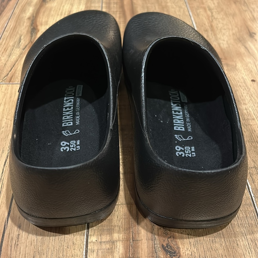 Birkenstock Profi-Birki Size 39 Black Professional Clogs - Picture 8 of 9